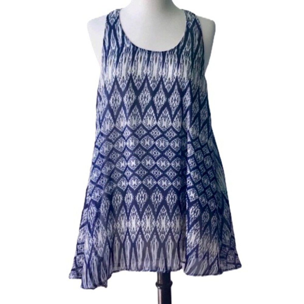 Show Me Your Mumu Blue Waterfall Diamond Dress